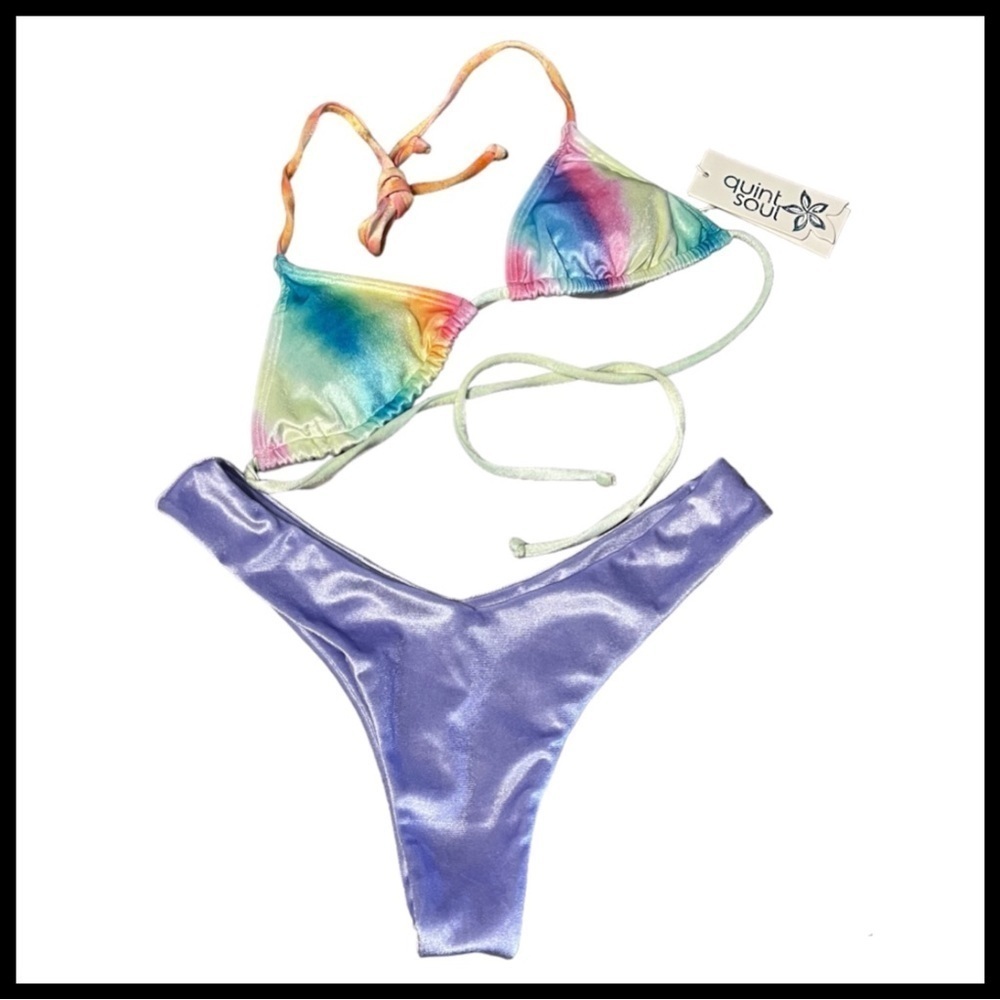 QUINTSOUL NWT Velvet Mix & Match Bikini